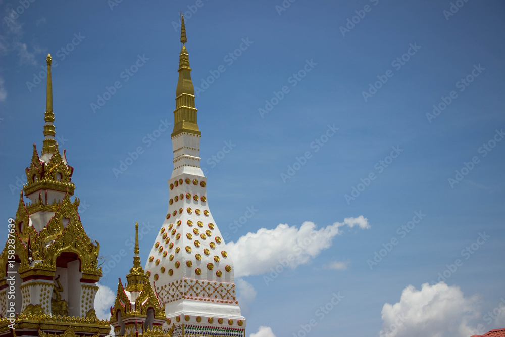 Naklejka premium Wat Phra That Phanom In Nakhon Phanom province, Thailand.