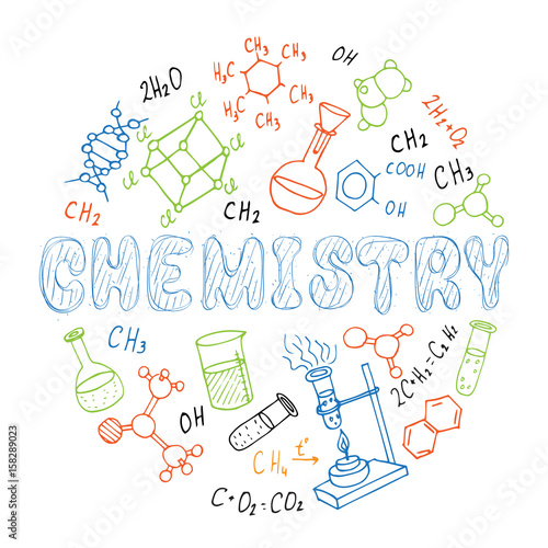 chimistry vector isolated illustration