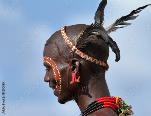 Volksstamm der Hamar im Omo Valley von Äthiopien  photo