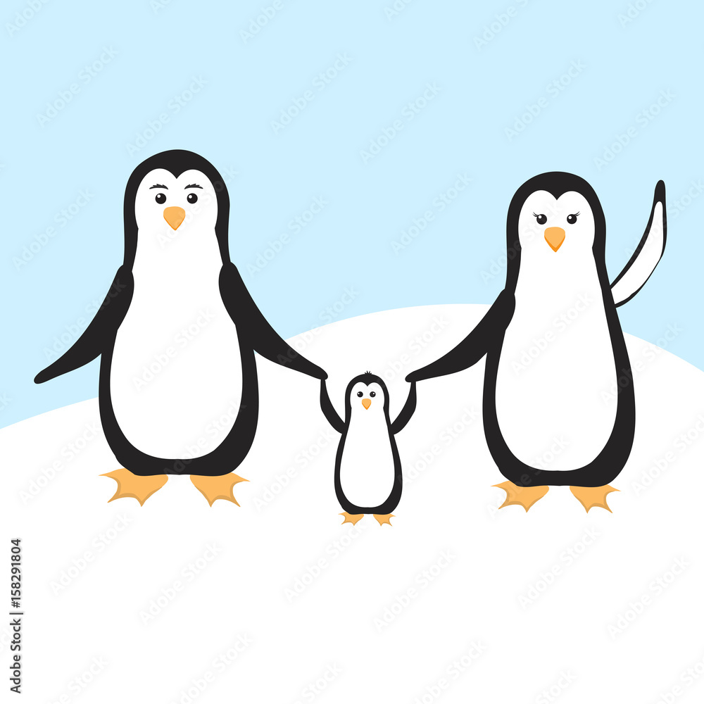 Fototapeta premium Семья