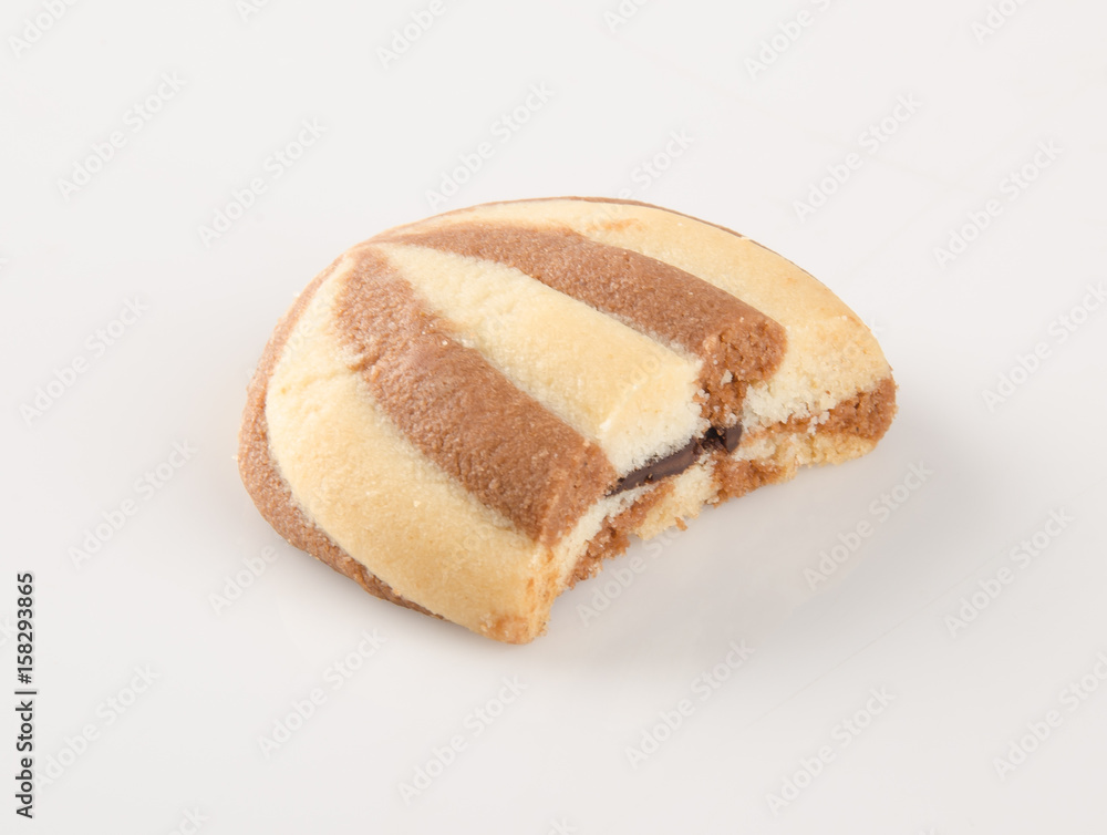 cookies or butter cookies white chocolate on background. cookies or butter cookies white chocolate on background.