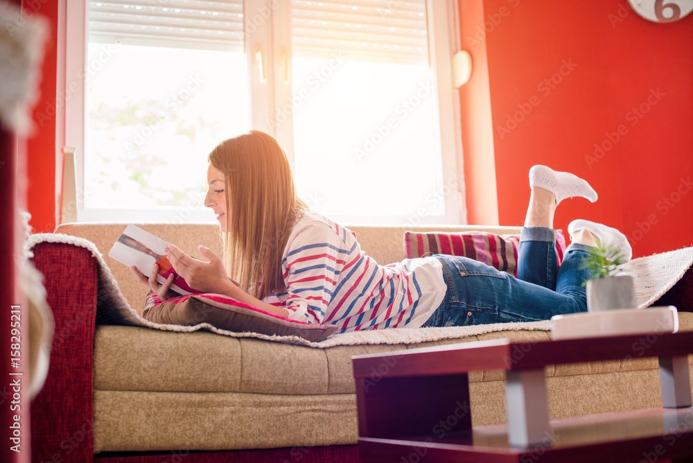 Young woman reading Young woman reading