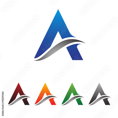 A letter, a logo design