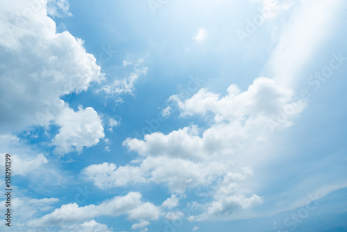 clear blue sky,clouds with background