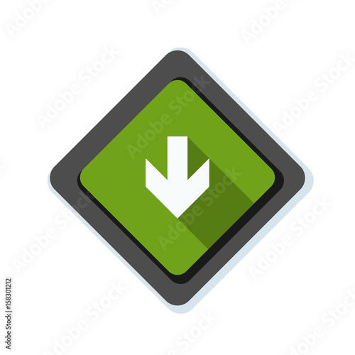 Free Download Down Arrow sign illustration - GFXLoad