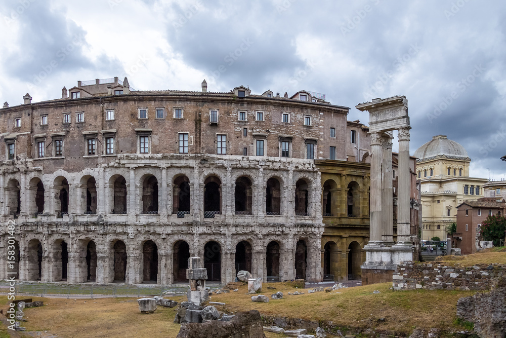 Teatro Marcello (Theatre of Marcellus) ruins - Rome, Italy