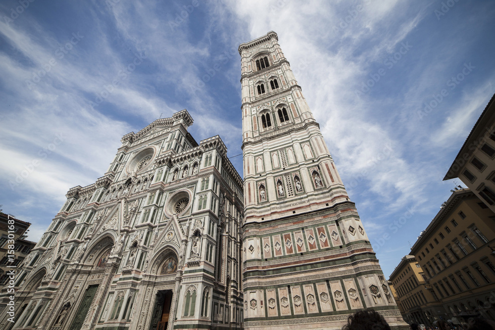 Italia,Toscana,Firenze,il Duomo e Campanile di Giotto.