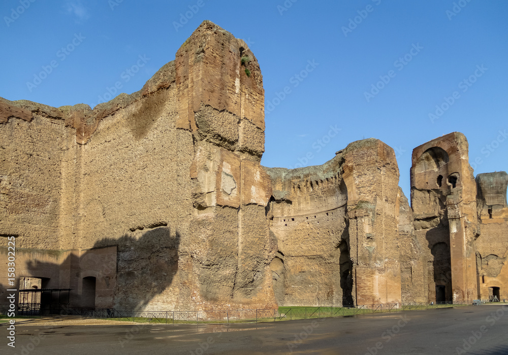 Baths of Caracalla (Termas di Caracalla) ruins - Rome, Italy
