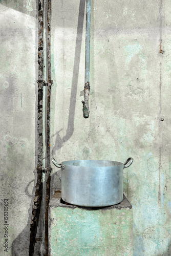 old kitchen in an abandoned military bunker © Vaceslav Romanov