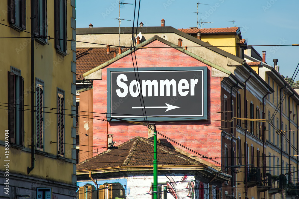 Schild 215 - Sommer