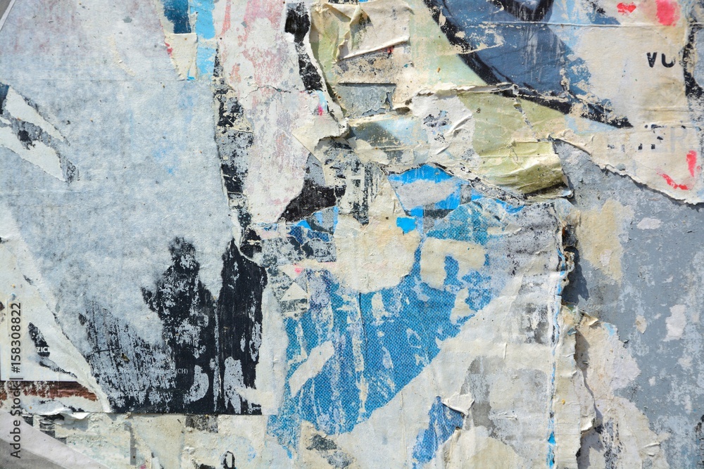 Abstract torn posters Abstract torn posters