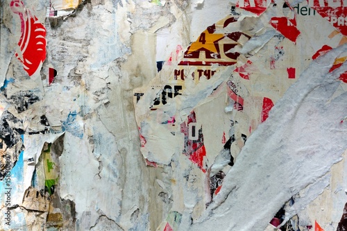 Abstract torn posters