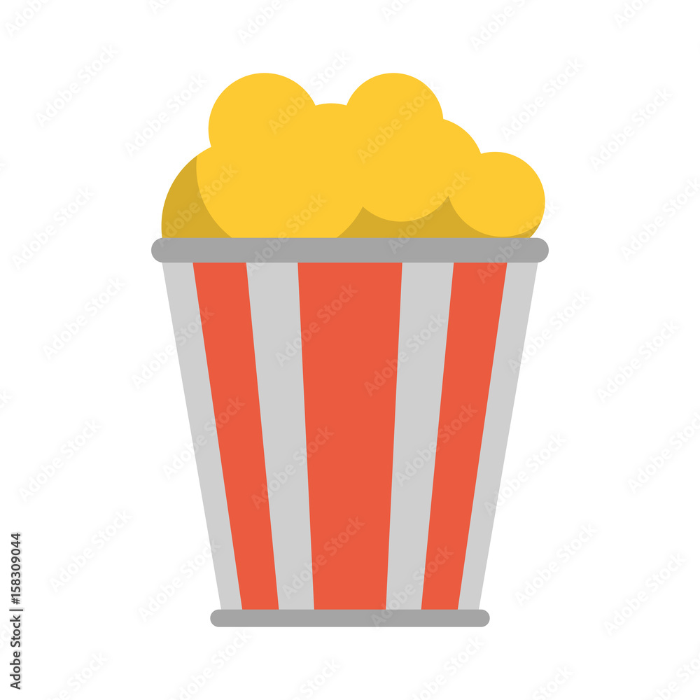 popcorn bucket icon image vector illustration design popcorn bucket icon image vector illustration design