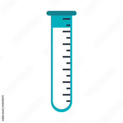 test tube icon image vector illustration design 