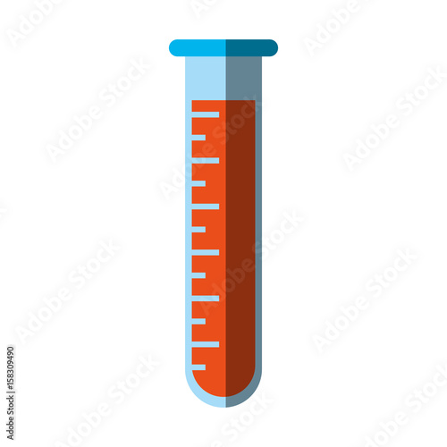 test tube icon image vector illustration design 