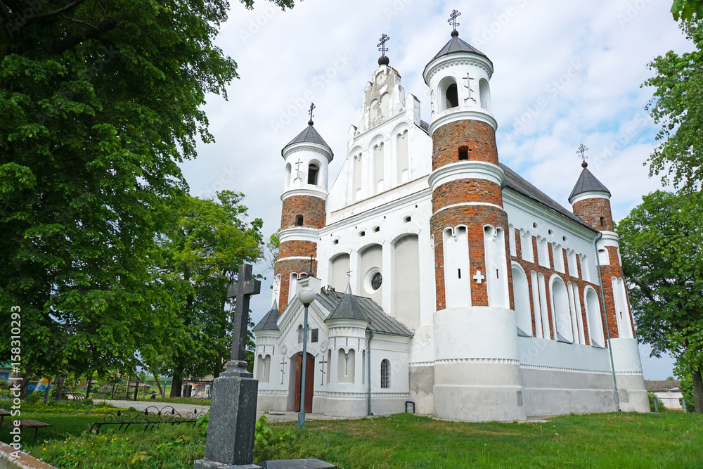 Orthodox Church in Murovanka village. Grodno region, Belarus