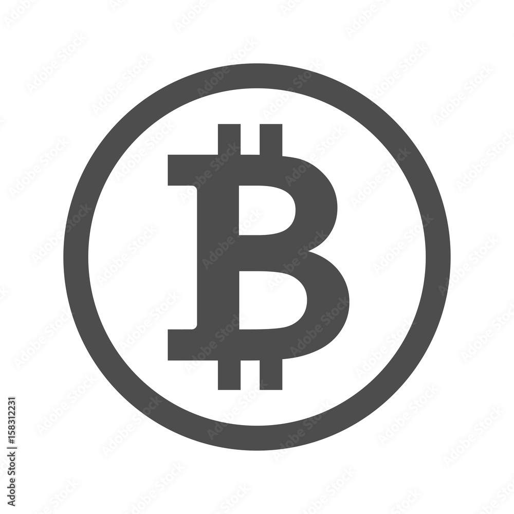 Bitcoin sign icon for internet money. Crypto currency symbol and coin image for using in web projects or mobile applications. Blockchain based secure cryptocurrency. Isolated vector illustration. Bitcoin sign icon for internet money. Crypto currency symbol and coin image for using in web projects or mobile applications. Blockchain based secure cryptocurrency. Isolated vector illustration.