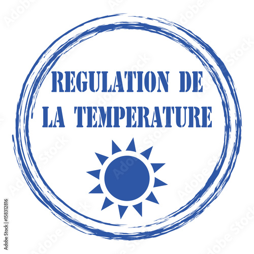 Logo régulation de la température.
