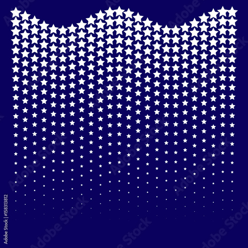 Wave of Stars Halftone Patt...