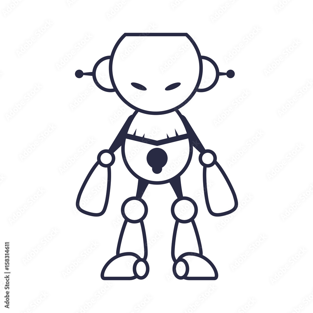 robot toy cartoon icon vector illustration graphic design robot toy cartoon icon vector illustration graphic design