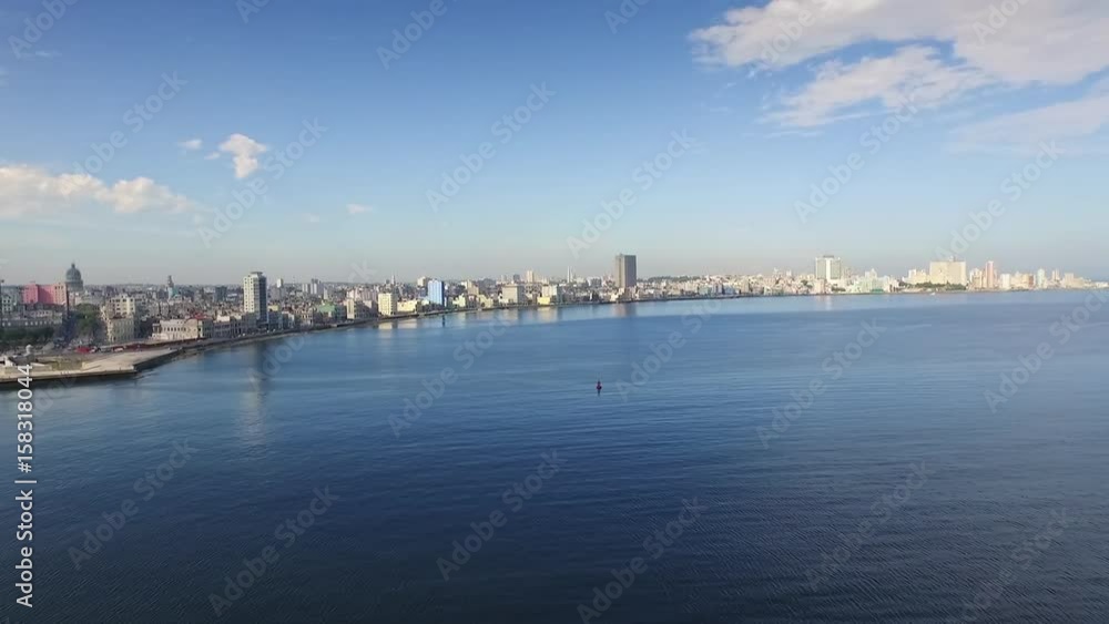 Aerial View Morro Castle Caribbean Sea Havana City Cuba Aerial View Morro Castle Caribbean Sea Havana City Cuba