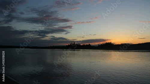 Sandy Beach Sunset Timelapse- Chisholm's Beach Nova Scotia photo