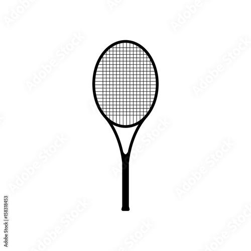 tennis on white background , vector