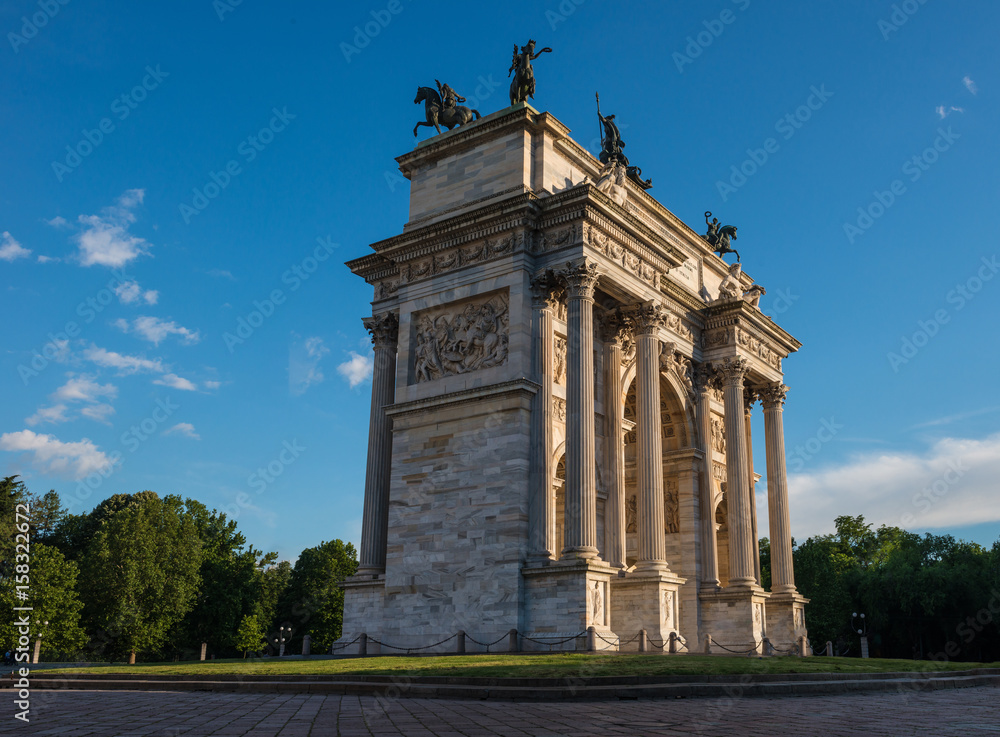 Obraz premium Arch De Peace, Milan