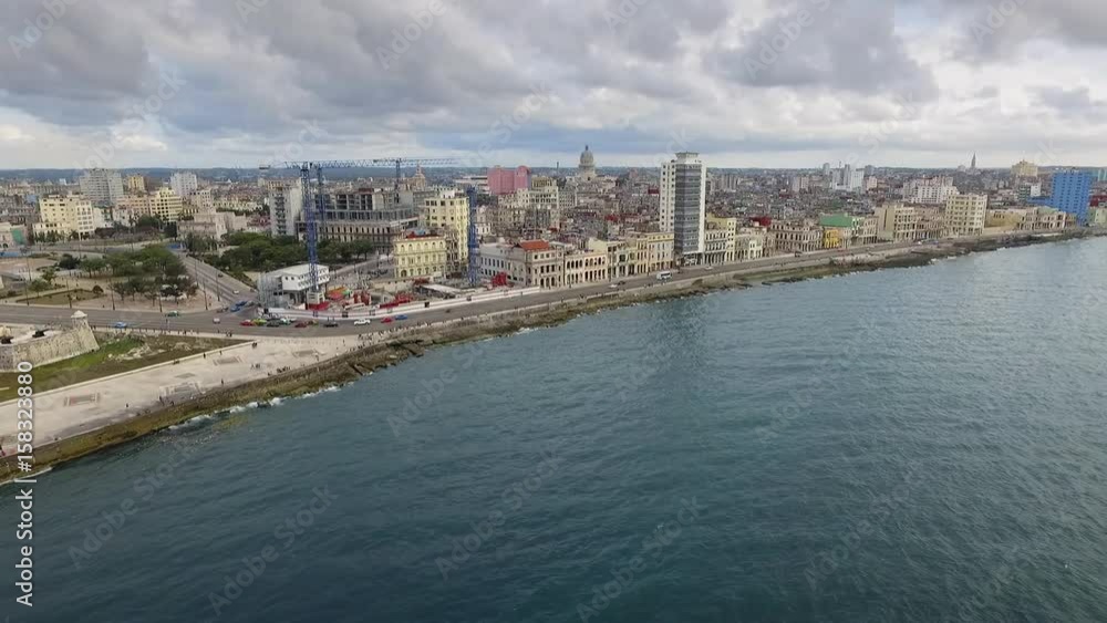 Havana City Skyline Caribbean Sea From Sky Cuban Travel Havana City Skyline Caribbean Sea From Sky Cuban Travel