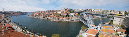 Panoramic view of Porto city, Portugal