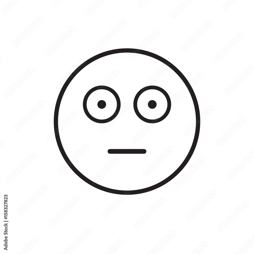 Cartoon Face Shocked People Emotion Icon Vector Illustration Cartoon Face Shocked People Emotion Icon Vector Illustration