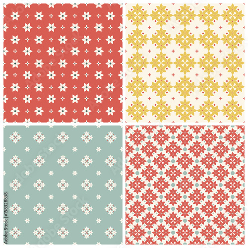 Set of seamless patterns.