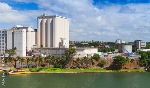 Industrial cityscape of Santo Domingo