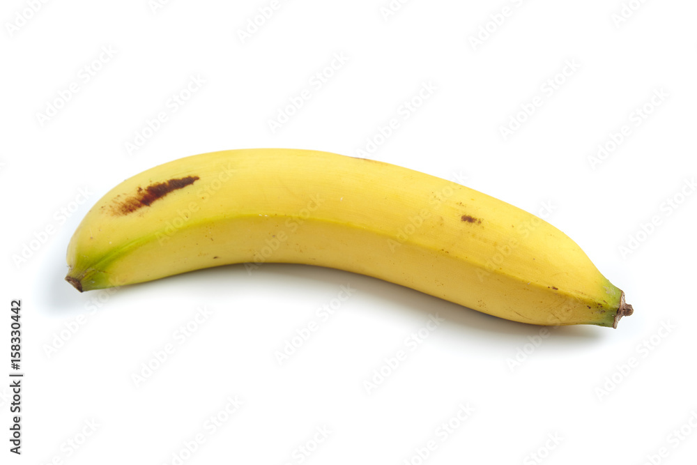 Banana isolated on white background. healthy fruit. Banana isolated on white background. healthy fruit.
