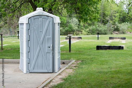 large porta potty photo