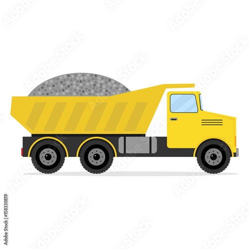 Dumper, construction machine,