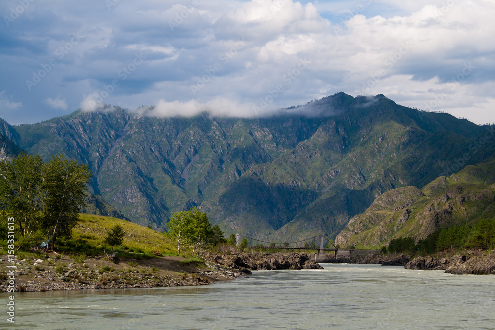 Mountain valley. Altai Mountains