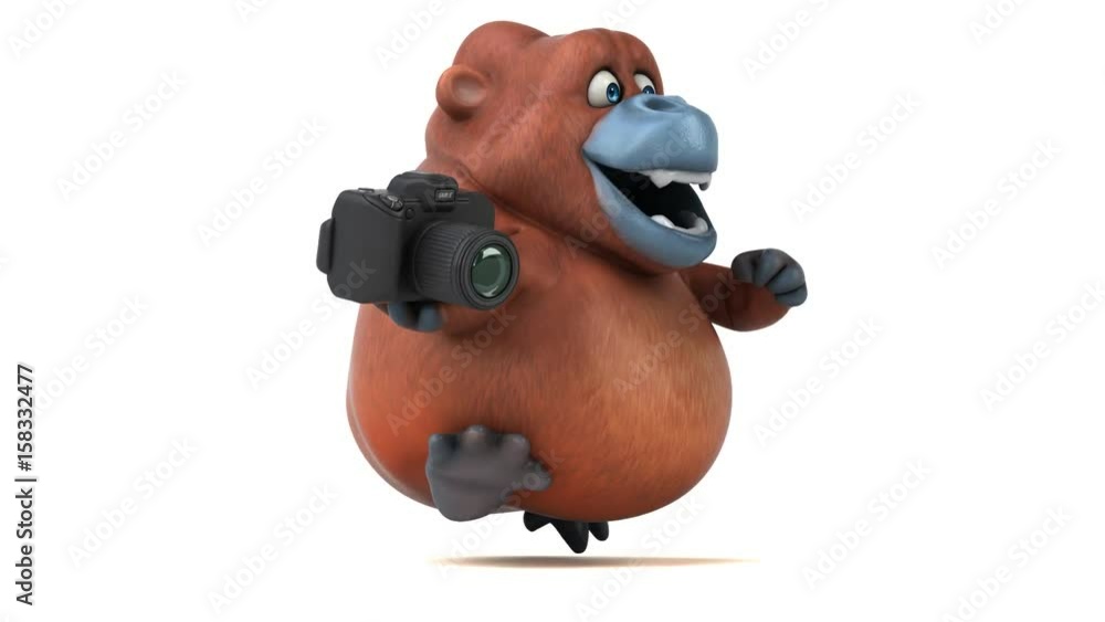 Fun orang outan - 3D Animation Fun orang outan - 3D Animation