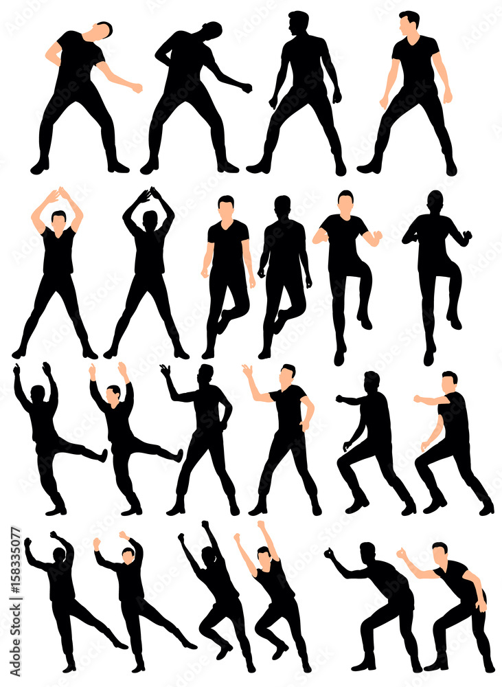 guy, dancing, collection guy, dancing, collection