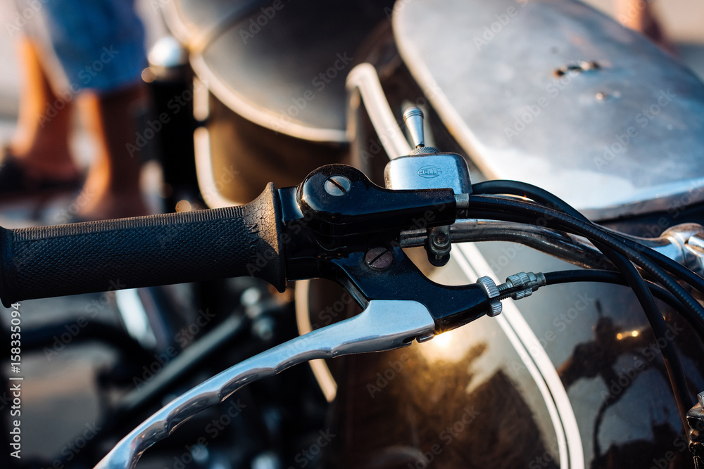 Obraz premium old parts of motorcycle