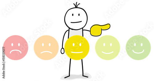 Befriedigend Meinung Figur