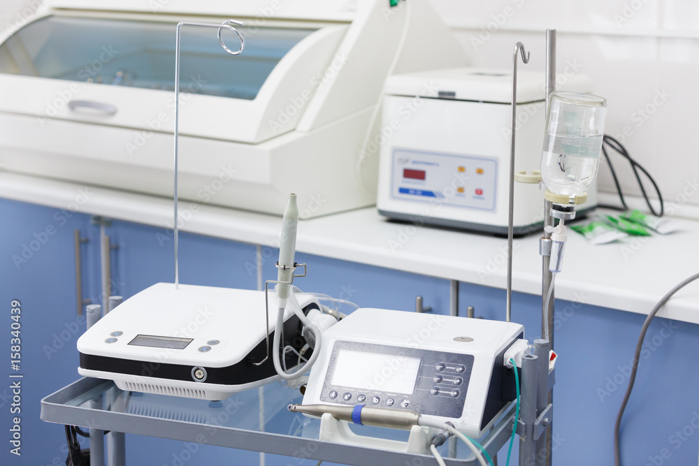 Medical dentistry equipment and stomatology in dental clinic Medical dentistry equipment and stomatology in dental clinic