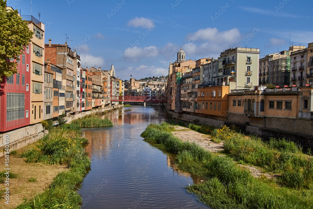 Fototapeta premium Girona is a city in Spain’s northeastern Catalonia region.