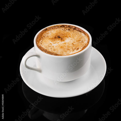 hot coffee cup isolated
