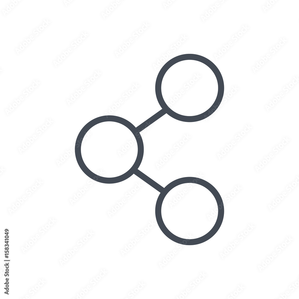 Seo Connection Network line icon Seo Connection Network line icon