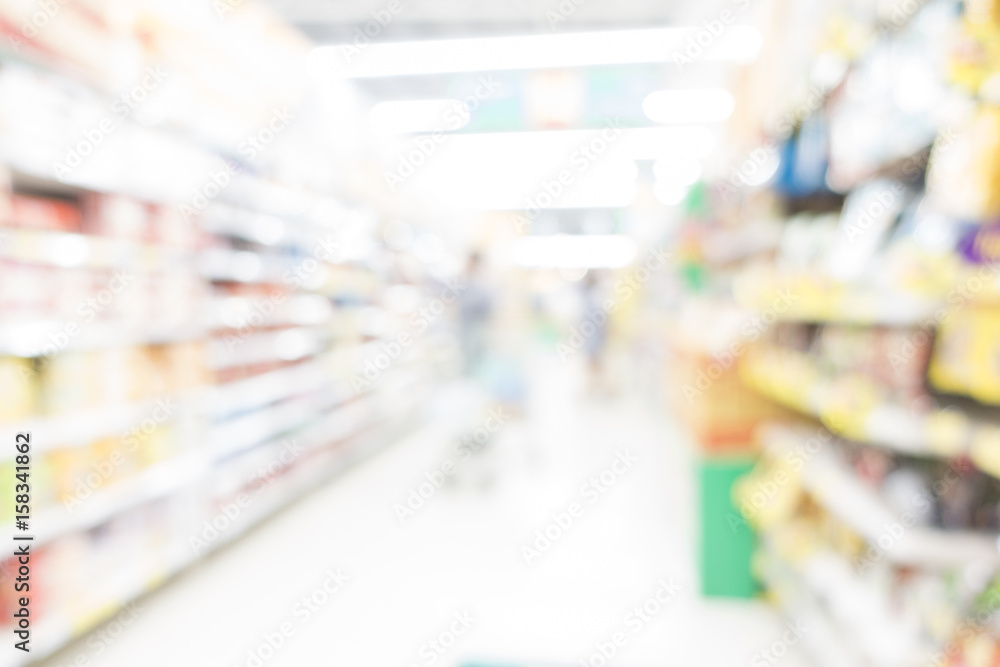 supermarket blur background