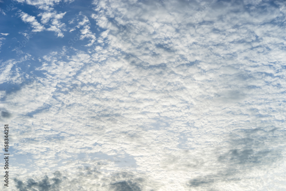 clear sky Altocumulus cloud background