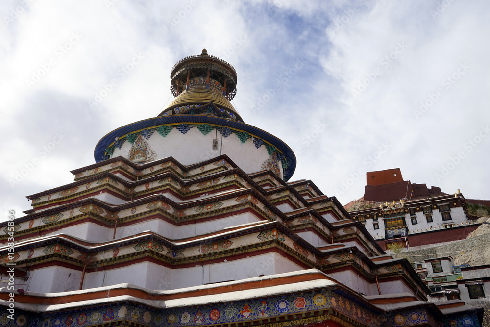 Stupa in monastery