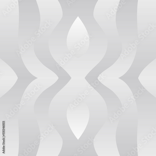 Abstract seamless pattern in silver colors. Vector modern background for  design.