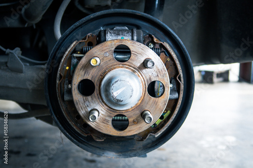 Repair Drum brake,Change brake pads new